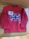 Next Baby Sweater Red Britain Flag Size 9-12 Months — photo 1