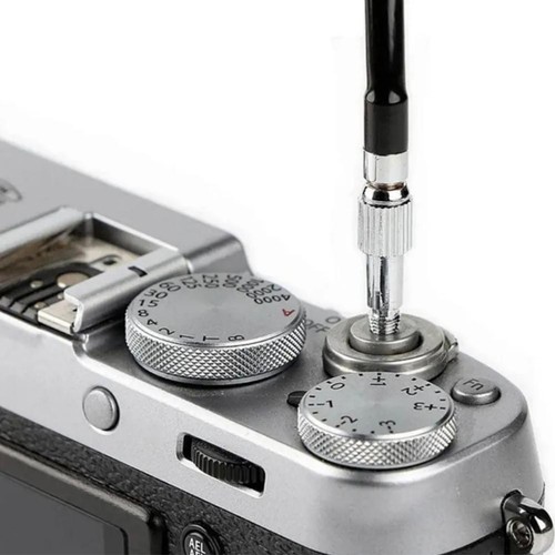 70cm Mechanical Locking Shutter Release Cable Remote Cameras. For Vintage S5N4 - Picture 7 of 10