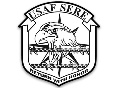 3 inch USAF Sere Eagle Logo Sticker (air force survival return honor) USAF Lic.