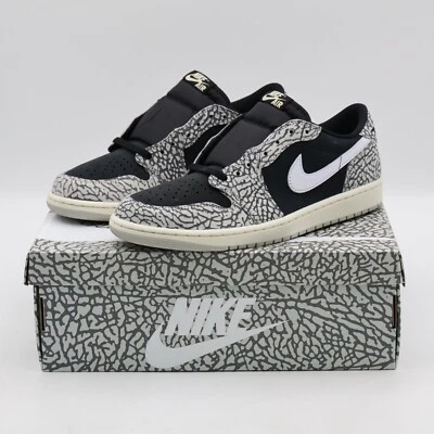 Jordan 1 Retro Low Cement Grey Black for Sale | Authenticity
