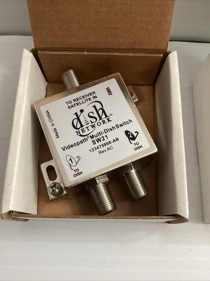 2- Dish Network Videopath 2-Port Multi-Dish Switch SW21 (Two Dish One Reciever) - Image 2 of 3