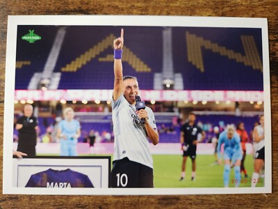 2023 Parkside NWSL Pronto Marta Photographer's Choice 4x6 /411 Orlando Pride