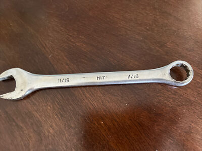 Vintage MIT 11/16 Combination Wrench 12pt Drop Forged | eBay