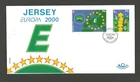 JERSEY 2000 EUROPA SET on UNNADDRESSED OFFICIAL FIRST DAY COVER