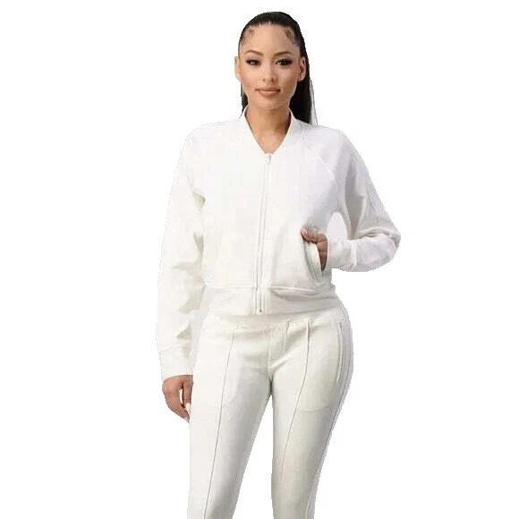 Poliéster Blanco trajes y Conjuntos para Mujeres