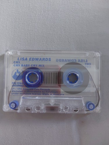 Lisa Edwards Cry Tape Cassette Single Cassingle Card Sleeve Australia 1992 - Picture 6 of 6