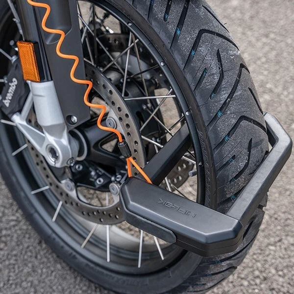 HIPLOK DX1000 MOTORCYCLE SOLD SECURE ANTI GRINDER D LOCK SECURITY - Image 3 of 4