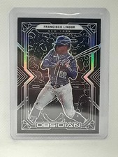 Francisco Lindor 2022 Chronicles Obsidian Baseball - #20 - New York Mets
