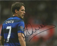 Manchester United Michael Owen Autographed Signed 8x10 Photo COA D