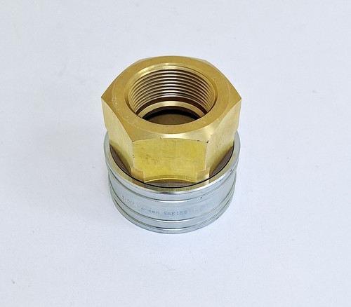 Eaton 12-ST Hansen Series Brass Straight Through Ball Lock Hydraulic Fitting - Picture 3 of 6
