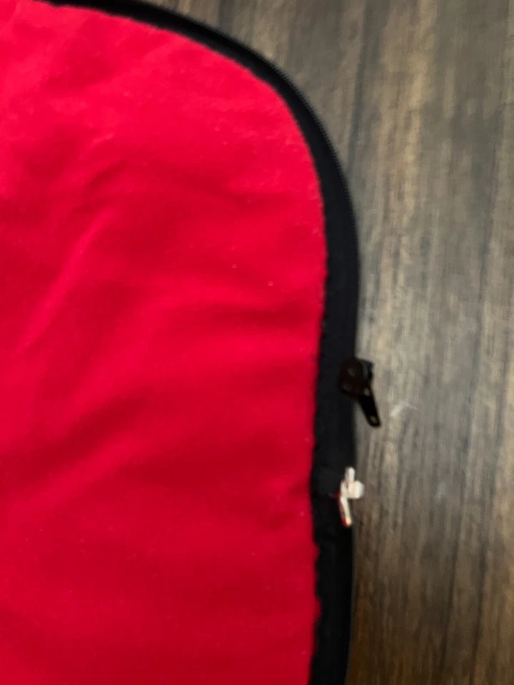 Carrinho de lã vermelho Bugaboo inserção bebê calor dedos confortáveis cobertor aconchegante - Imagem 2 de 4