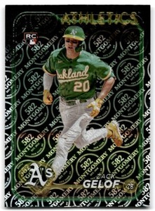 2024 Topps 582 Montgomery Zack Gelof RC Oakland Athletics #166