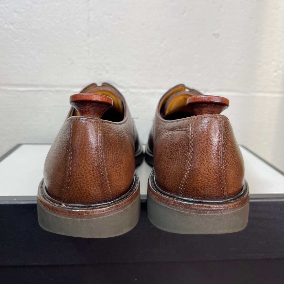 Mephisto Air Relax Goodyear Welt Brown Pebble Leather Oxford Dress‎ Shoes Mens 9 Mephisto Men main image 4