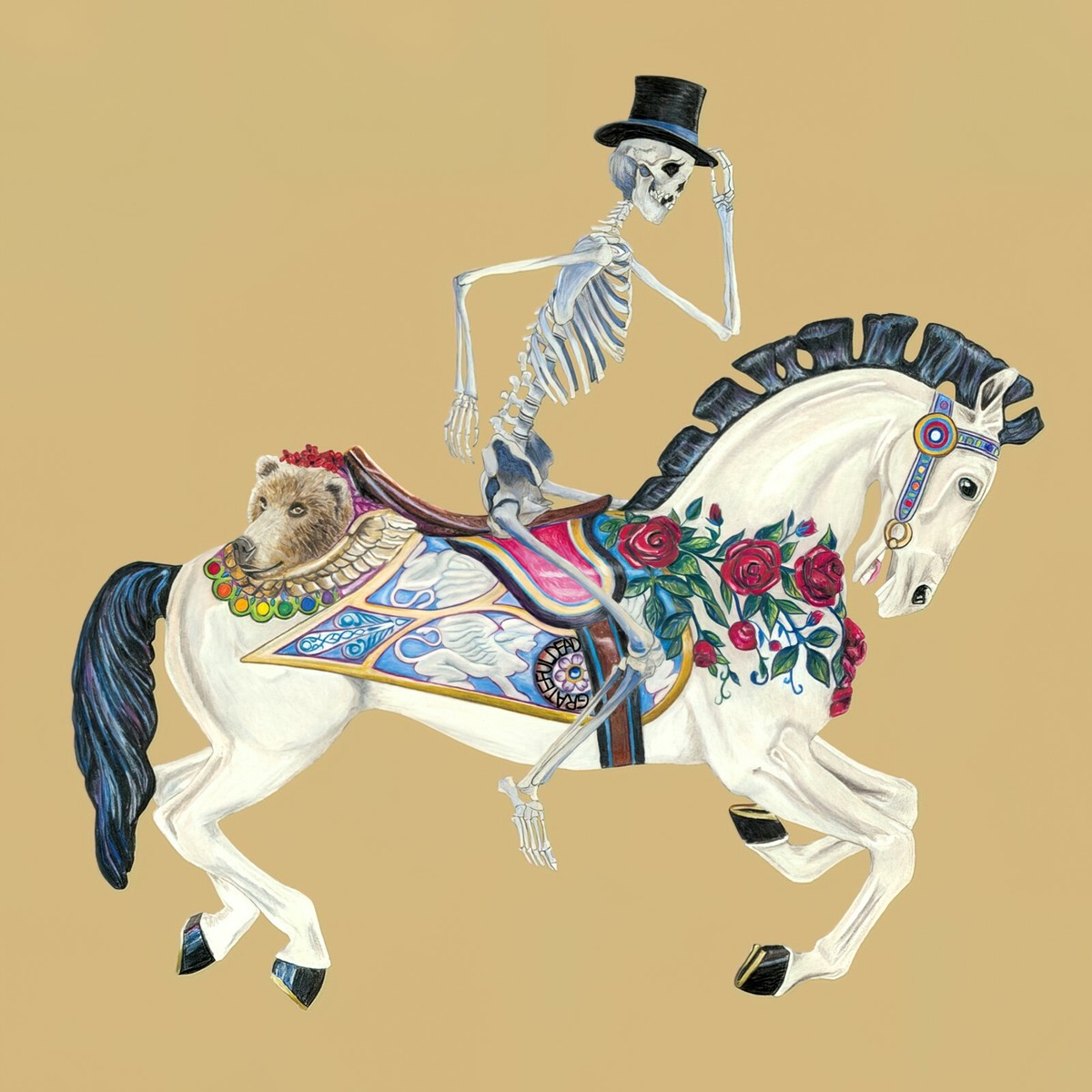 Grateful Dead Spring 1990 The Other One 12x12 Album Cover Replica