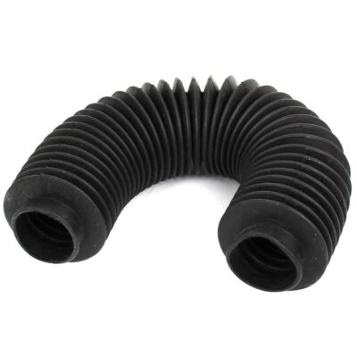 uxcell Machinery Rubber Flexible Bellows Ball Screw Cover 3cm Inner Dia Black