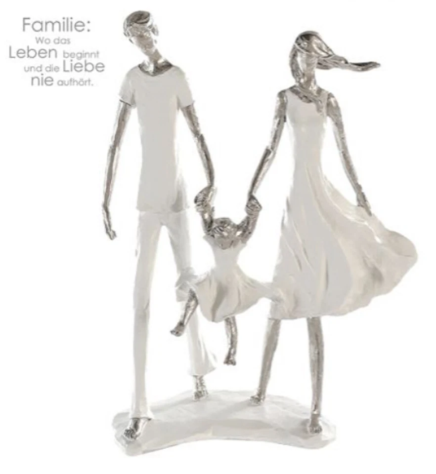 Casablanca Skulptur Family weiß silber Familie..und die Liebe nie aufhört 79804 - Bild 1 von 1