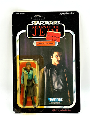 STAR WARS RETURN OF THE JEDI LANDO CALRISSIAN 79 BACK 1984 KENNER