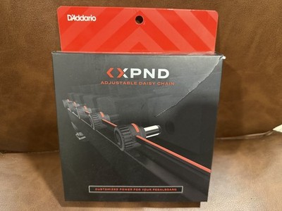 D'Addario XPND Adjustable Daisy Chain- Pedal board- PW-XPNDADC-1 Open Box