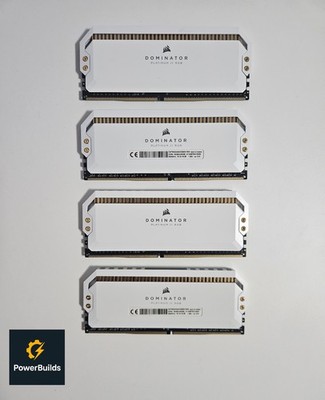 Corsair Dominator Platinum RGB White UDIMM 32GB Kit (4x8GB) DDR4-3200 CL16  Top