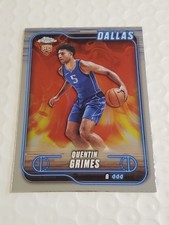 2024 Topps Chrome Quentin Grimes #163 (RC) - Dallas Mavericks - Sixers - Houston