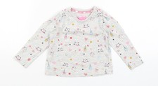 Baby UK Size 6-9 Months TU Grey Basic T-Shirt