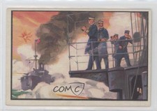 1954 Bowman US Navy Victories Blue Back Admiral George Dewey #23 z6d
