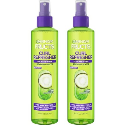 Garnier Fructis Curl Refresher Reviving 8.5 Fl Oz (Pack of 2), Light Blue