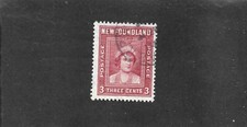 Newfoundland 1938 3c Red Queen Mother Single Used