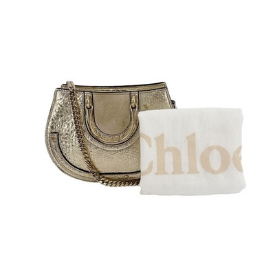 Chloé Pixie Chloe Off White Suede/Leather Pixie Top Handle Medium Bag