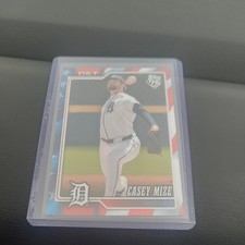 2026 Topps Baseball Series 1 - CASEY MIZE Independence Day /76 - TIGERS #16