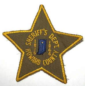 Vintage Howard County Indiana Sheriff's Cloth Patch