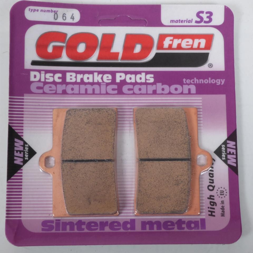 Plaquette Gold Fren Sachs 125 X-Road pour vos trajets urbains et balades