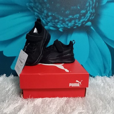 Puma Anzarun AC Baby Sneaker in Schwarz / Grau, Größe UK 3 US 4C EU 19