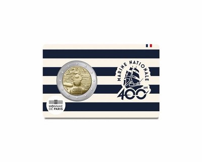 Frankreich 2  2026 400 Years French Navy / Französische Marine BU.  CC