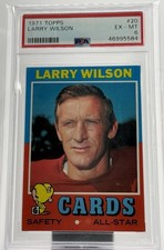 1971 Topps Football Larry Wilson CARDINALS Psa 6 HOF