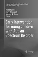 Early Intervention For Young Children With Autism Spectrum Disorder Russell Lang