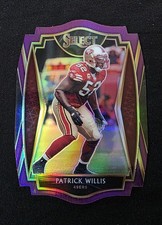 2020 Panini Select - Premier Level Patrick Willis #134 Purple Prizm Die-Cut 