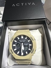 Activa Sonar X Invicta Men's Essentials Watch - 45.5mm, Khaki ACW423-014 NEW