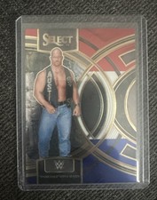 2024 Panini WWE Select Red and Blue Prizm Premier #126 Stone Cold Steve Austin