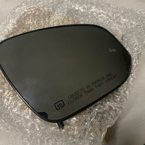 Right  Driver Side Mirror Glass Heat Blind Spot Toyota Highlander 2020-2024 New