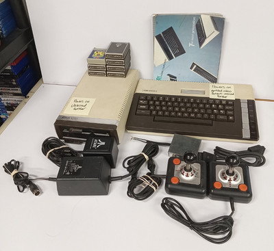 Atari 800XL Computer & 1050 Bundle w/ Games + Controllers  FOR PARTS, READ DESC!