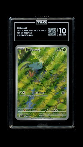 Bulbasaur graded TAG 10 for sale on eBay