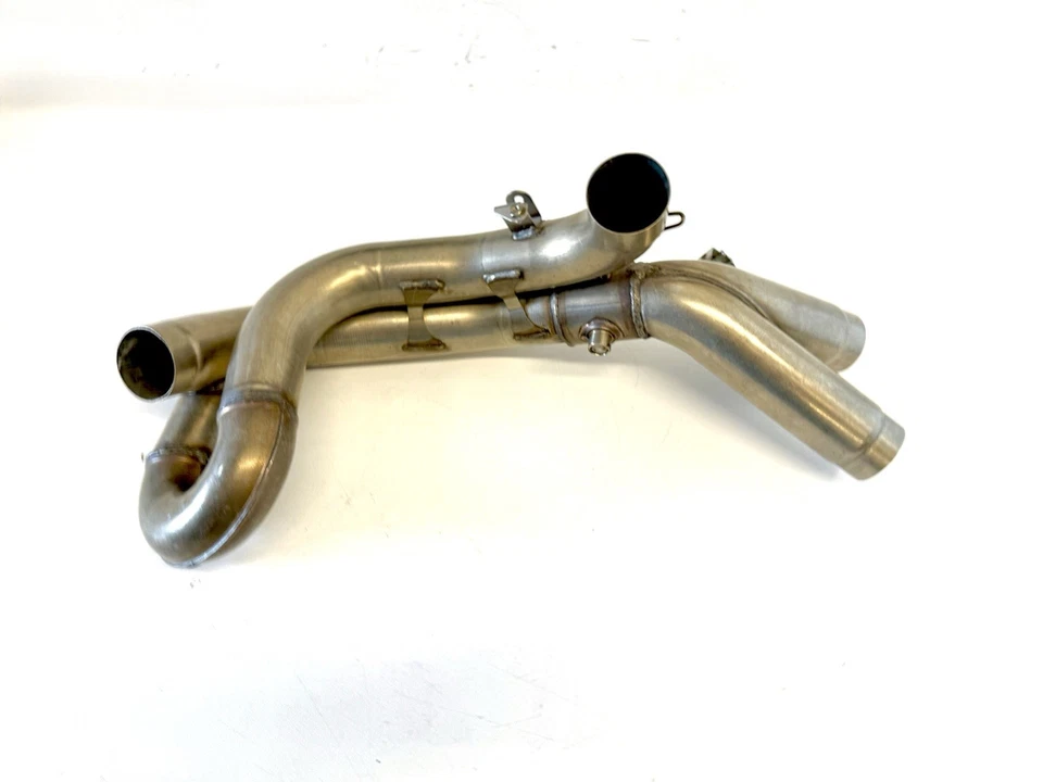 Tubo medio de escape genuino Ducati 848 1098 1198 S R OEM 57012633A Foto 3 de 4