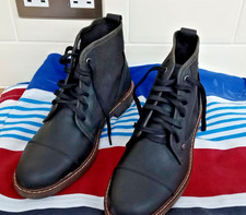 Firetrap Leather boots "Torben" size UK 6 Black