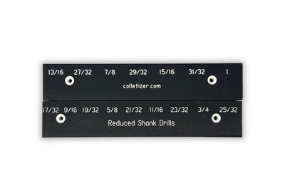 Reduced-Shank Drill Bits Storage Rack, Wall Mounted, Labeled 32nds, Sku Set 2JB2