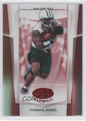 2007 Leaf Certified Materials Mirror Red 98/100 Thomas Jones #91 0f3