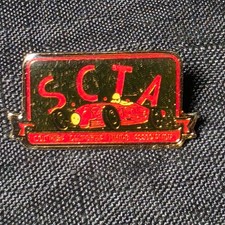Vintage Scta Southern California Timing Association Lapel Pin Land Speed Racing
