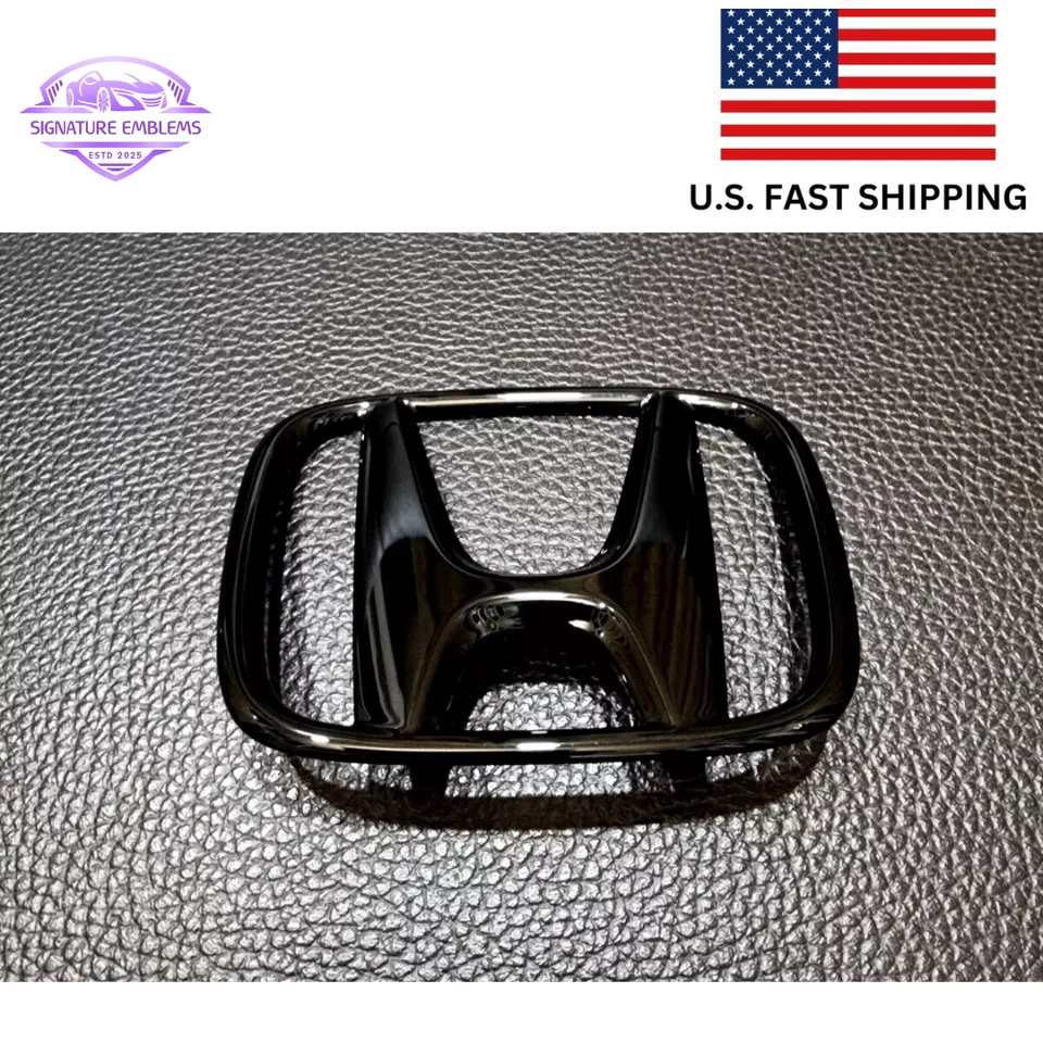 HONDA REAR CR-V BLACK GLOSSY EMBLEM LOGO BADGE FOR REAR HONDA CR-V 2023-ON - Image 2 of 4