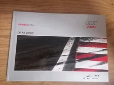 Audi DTM 2007 A4 Booklet + CD / Brochure - English - MINT / Mint Condition