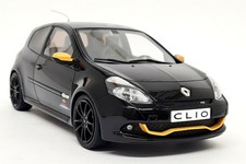 Otto 1/18 - 2012 Renault Clio Phase 3 RS RB7 Black Resin Model Car